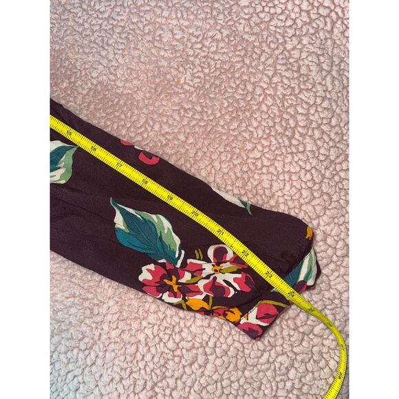 LOFT Women’s Floral Wrap Romper Dress Sz 00 Sleeveless V-Neck Lightweight Summer - Picture 6 of 6